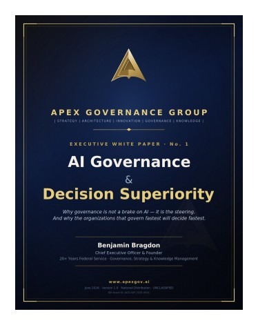 AI Governance and Decision Superiority white paper cover